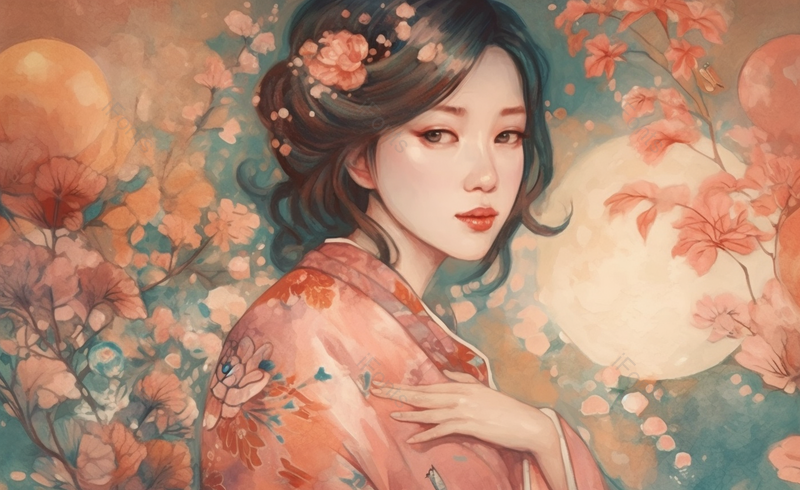 回眸一笑人物手绘小清新孕妇原创插画海报素材,插画/手绘图,插画/手绘图库,插画/手绘图下载,插画/手绘